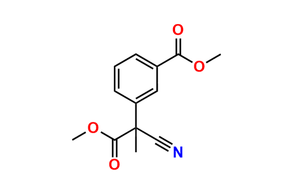 Methyl 3-(2-cyano-1-methoxy-1-oxopropan-2-yl) benzoate