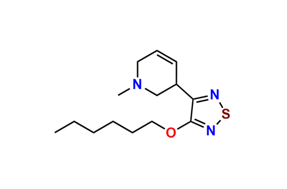 3-(hexyloxy)-4-(1-methyl-1,2,3,6-tetrahydropyridin-3-yl)-1,2,5-thiadiazole