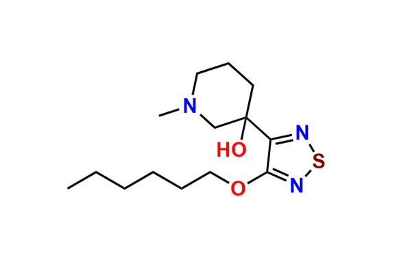 3-(4-(hexyloxy)-1,2,5-thiadiazol-3-yl)-1-methylpiperidin-3-ol