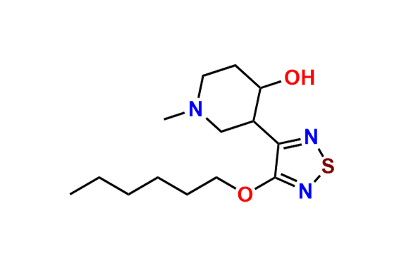 3-(4-(hexyloxy)-1,2,5-thiadiazol-3-yl)-1-methylpiperidin-4-ol
