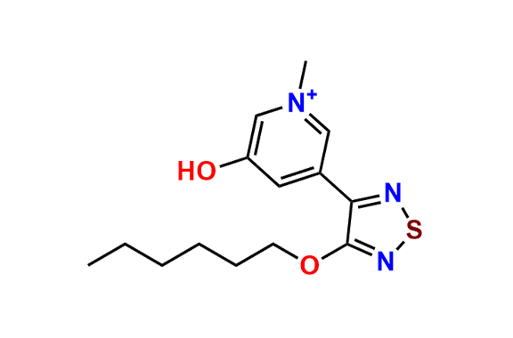 5-[4-(Hexyloxy)-1,2,5-thiadiazol-3-yl]-3-hydroxy-1-methylpyridinium