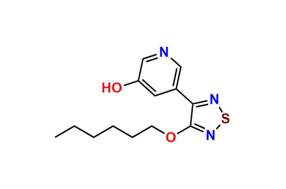 5-[4-(hexyloxy)-1,2,5-thiadiazol-3-yl]pyridin-3-ol