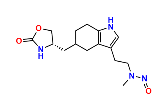 N-Nitroso N-Desmethyl Zolmitriptan Impurity 1